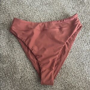 Benoa High-Waisted Rust Bikini Bottom brand new never worn
